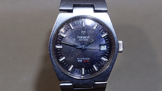 Tissot PR 516.Vintage Tissot PR 516 Stainless Steel Automatic Men's Watch from the 1970s.