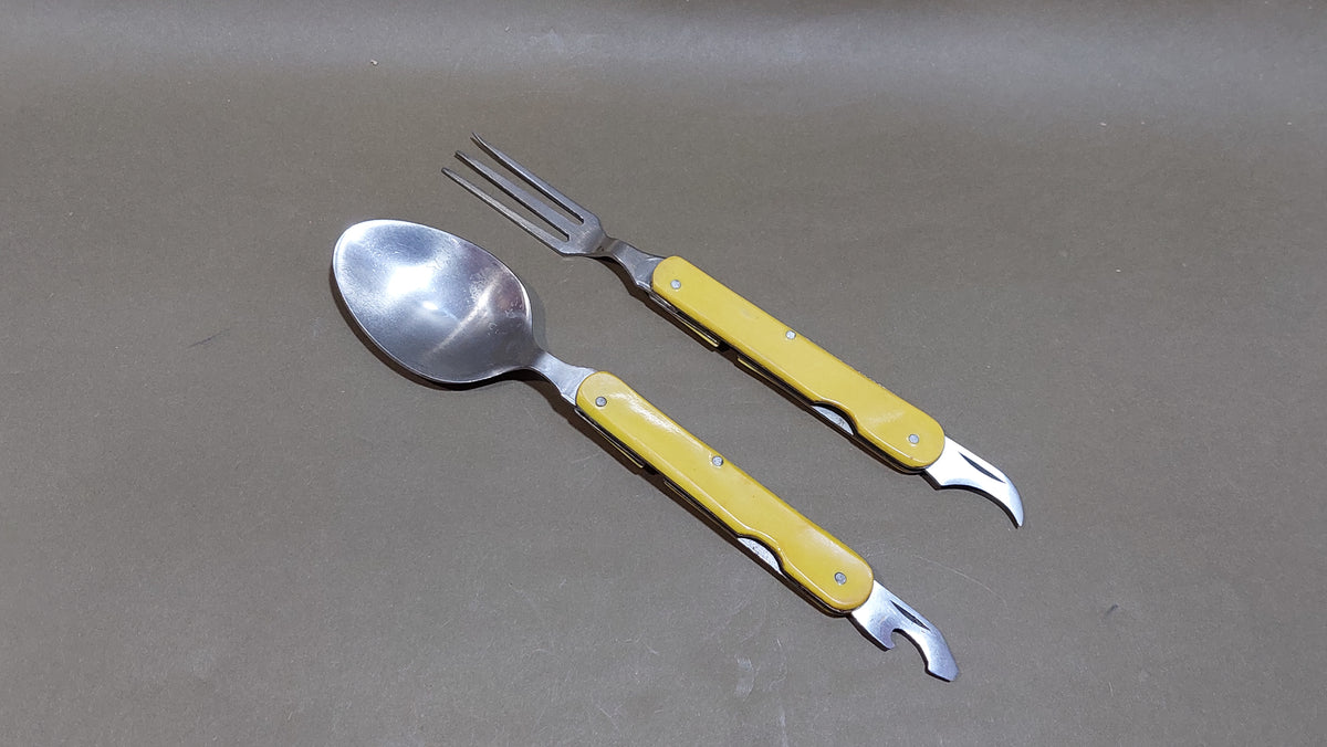 tourist set spoon fork Vintage.
