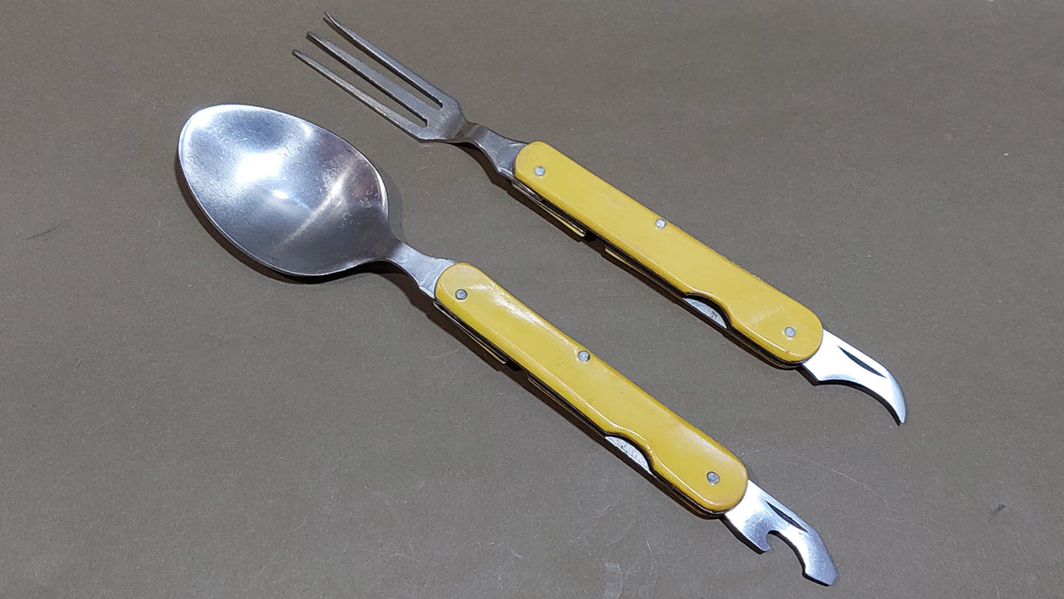 tourist set spoon fork Vintage.