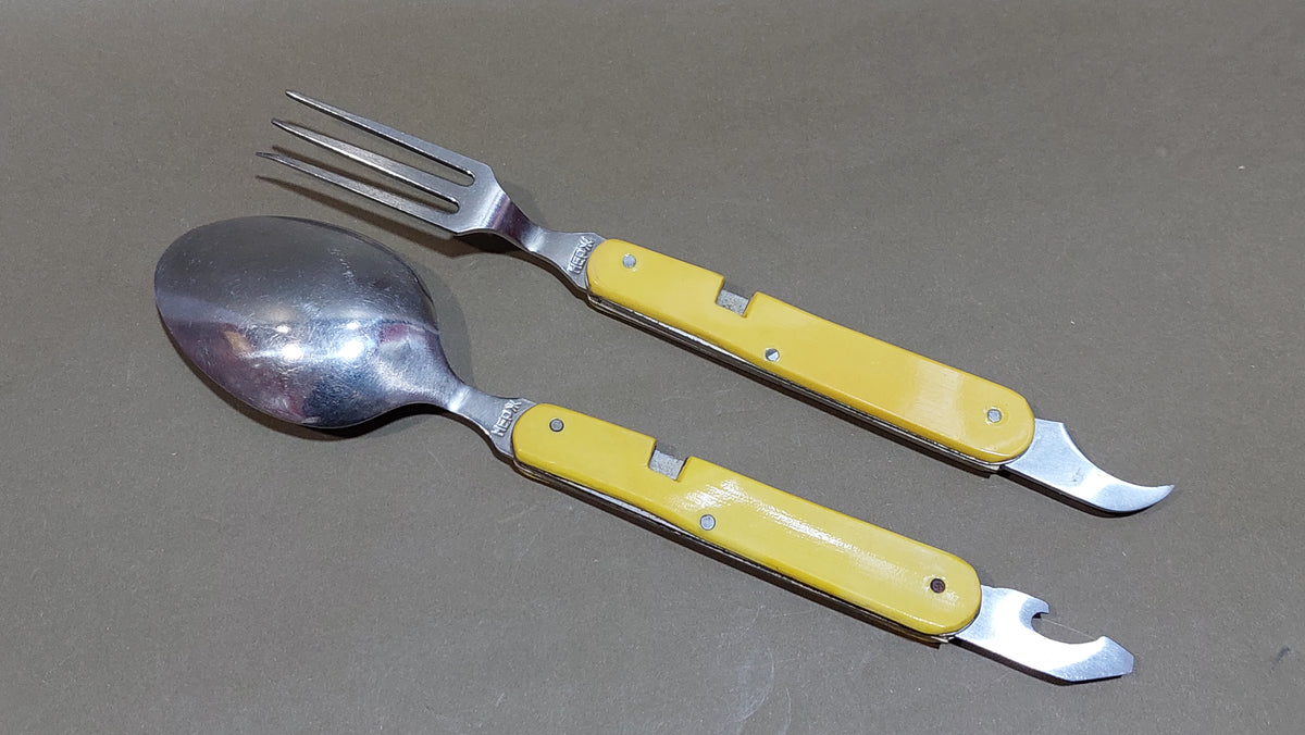 tourist set spoon fork Vintage.