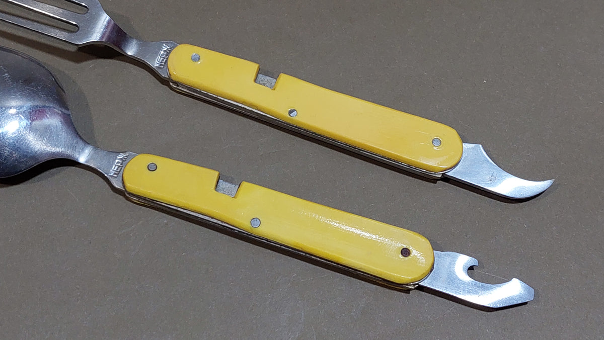 tourist set spoon fork Vintage.