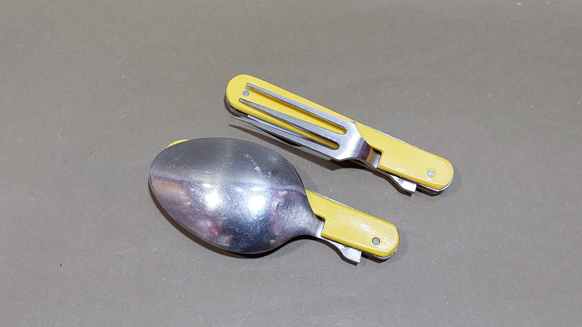 tourist set spoon fork Vintage.
