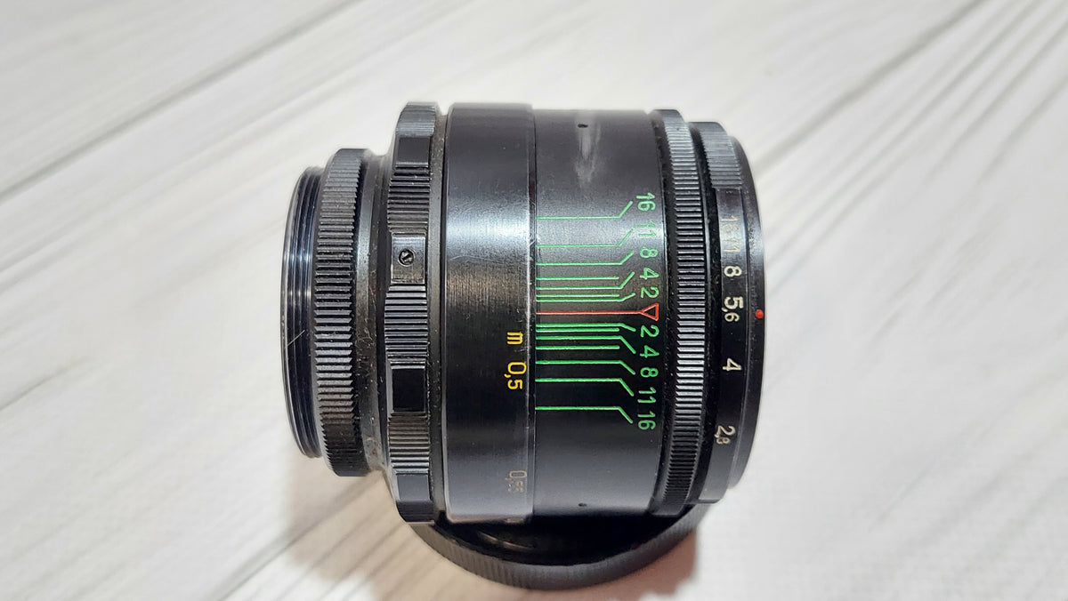 Soviet vintage lens Helios 44-2, 2\58 M42.