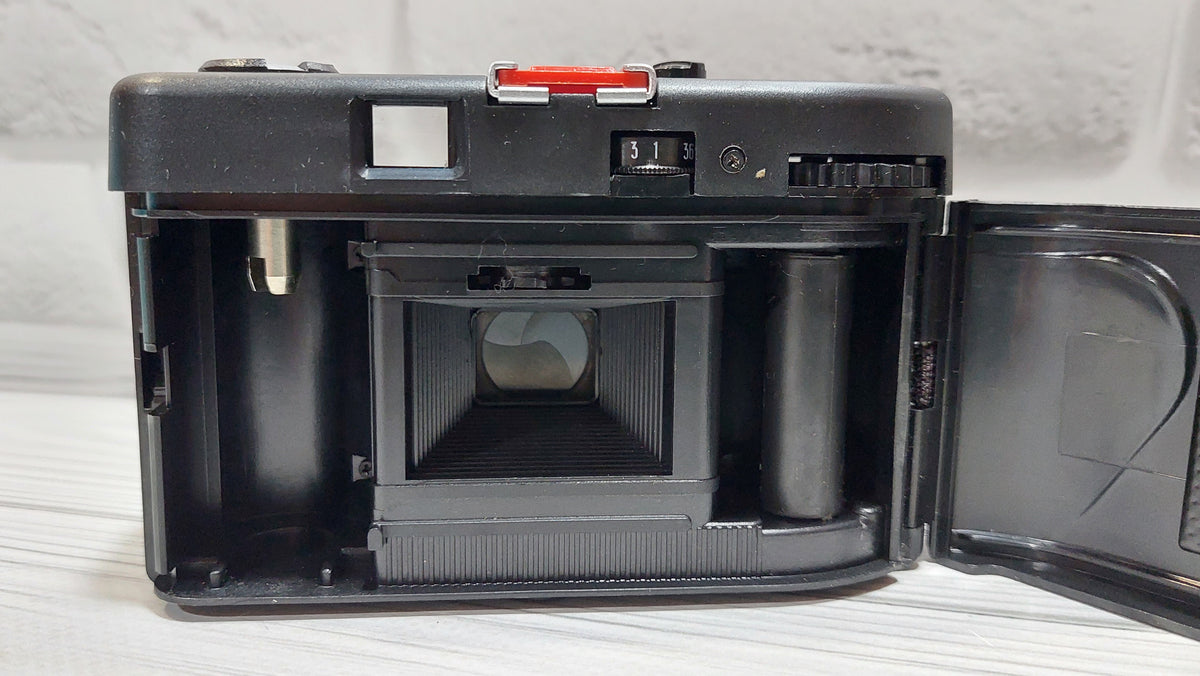 Rare Soviet large-scale film camera SMENA-35 with LOMO T-43 40mm/4 lens.
