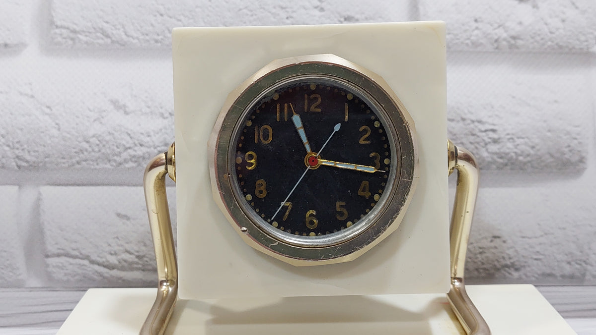 Soviet mechanical tank panel clock Time stopwatch ChChZ Zvezda