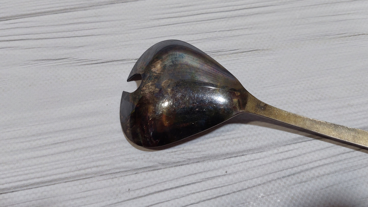 nickel silver salad spoon from the eighties Talitsky plant.