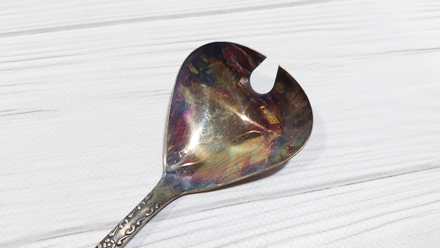 nickel silver salad spoon from the eighties Talitsky plant.