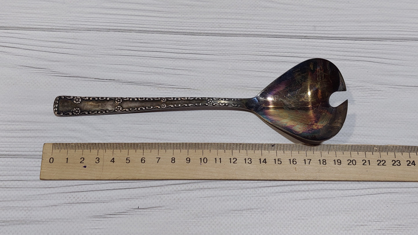 nickel silver salad spoon from the eighties Talitsky plant.