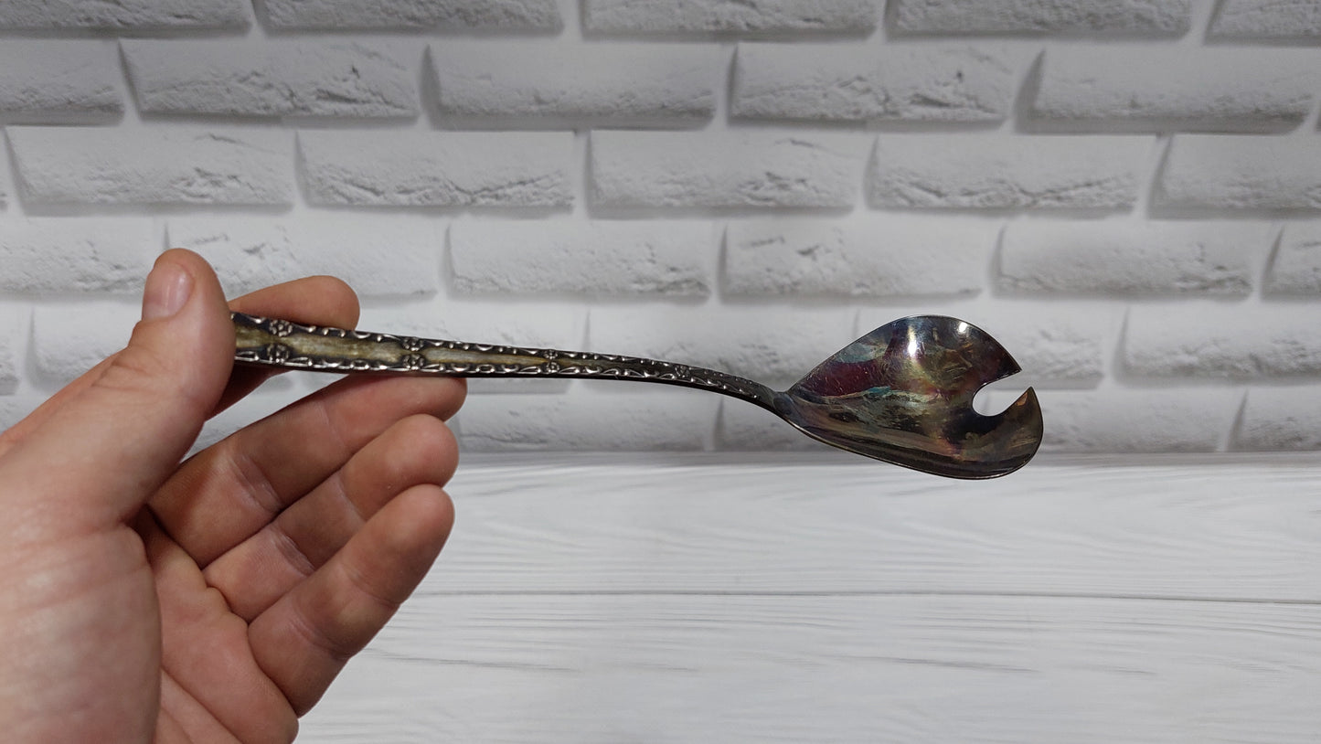 nickel silver salad spoon from the eighties Talitsky plant.