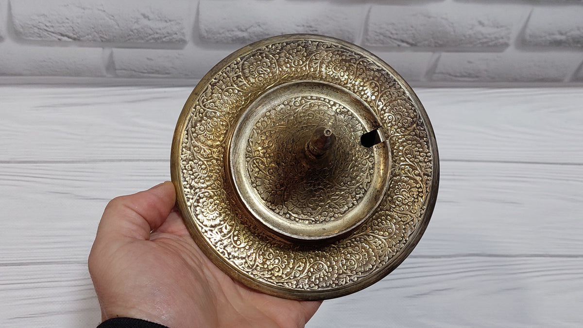 Vintage brass ashtray made in India.