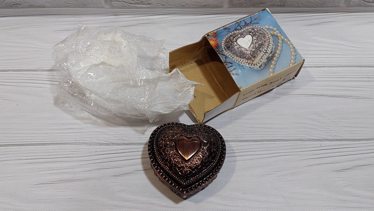 Beautiful heart shaped box