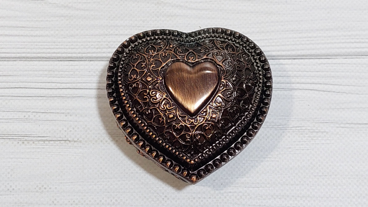 Beautiful heart shaped box