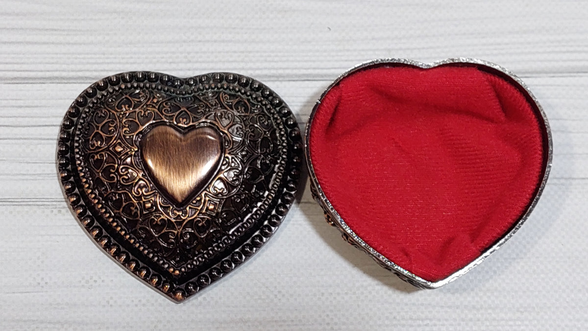 Beautiful heart shaped box