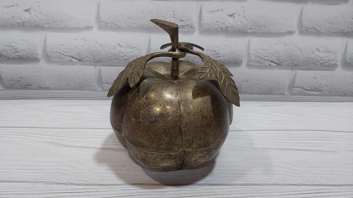 A beautiful box in the shape of an APPLE