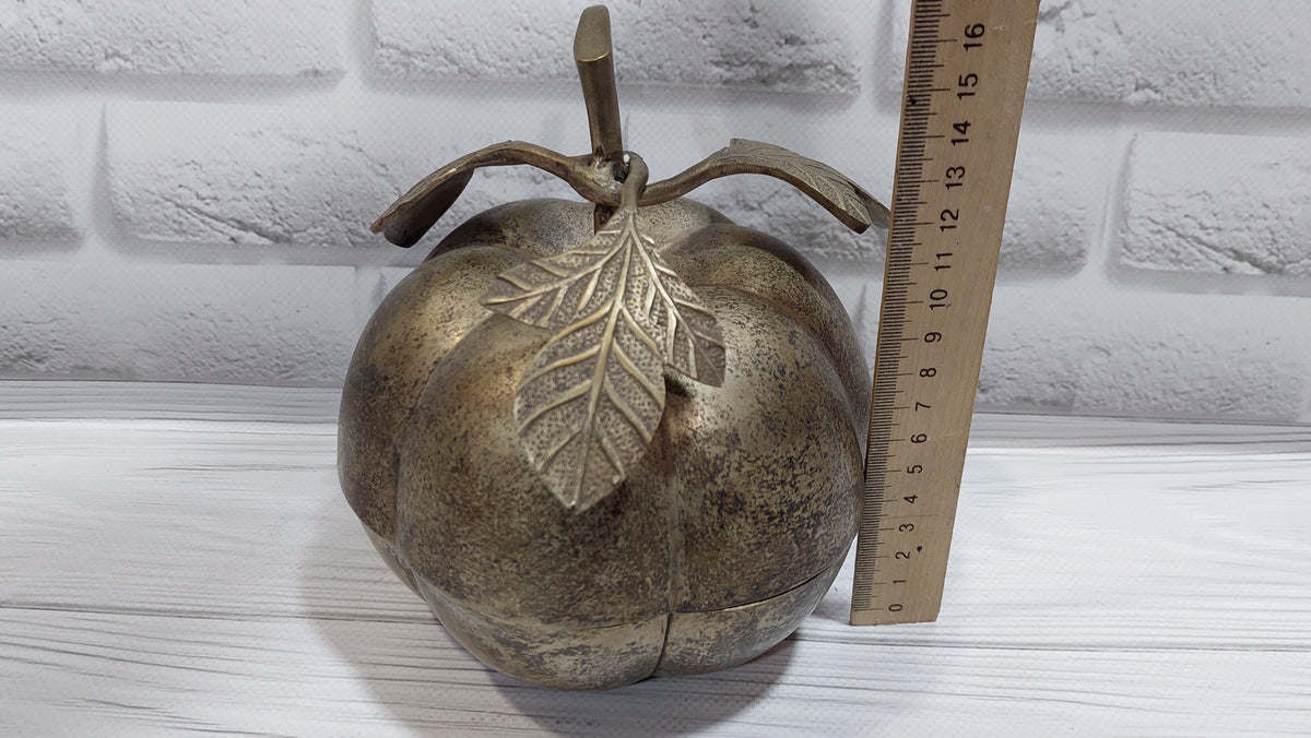 A beautiful box in the shape of an APPLE