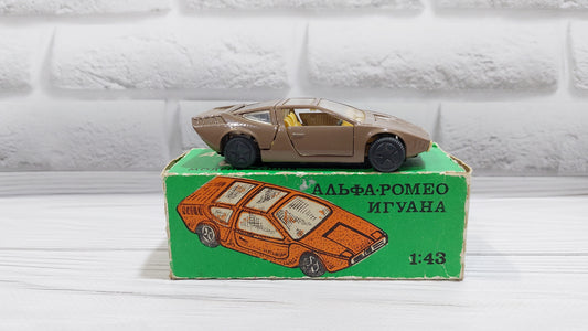 A remake of the 1970s ALPHA ROMEO IGUANA.