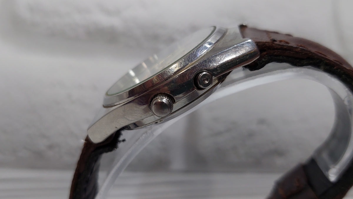 1980s ORIENT 3 Star Men's Watch Vintage Japanese Mechanical Automatic Wristwatch.
