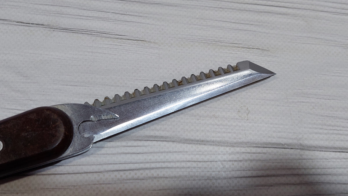 Vintage Folding Fish Knife, Folding Fisherman Knife, Bottle Opener, Camping Knife