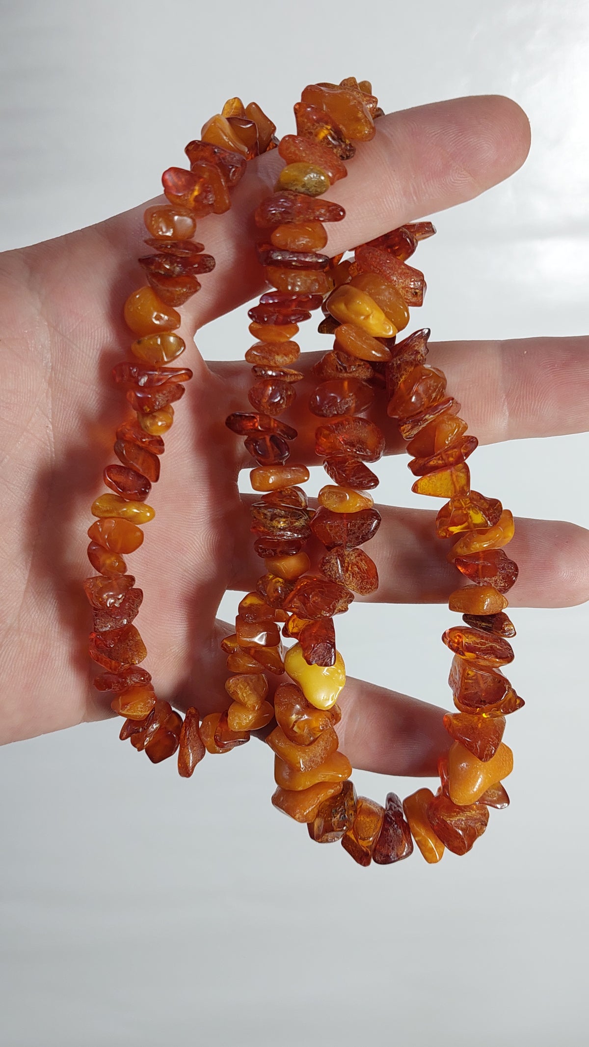 Vintage USSR Original Beads made of natural Baltic amber Toffees 48 g