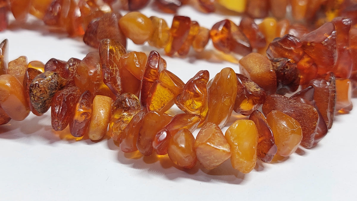 Vintage USSR Original Beads made of natural Baltic amber Toffees 48 g