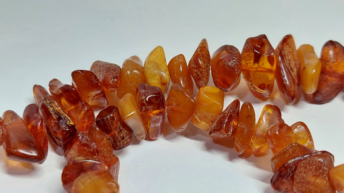 Vintage USSR Original Beads made of natural Baltic amber Toffees 48 g