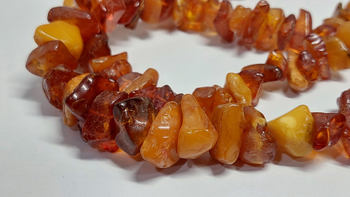 Vintage USSR Original Beads made of natural Baltic amber Toffees 48 g