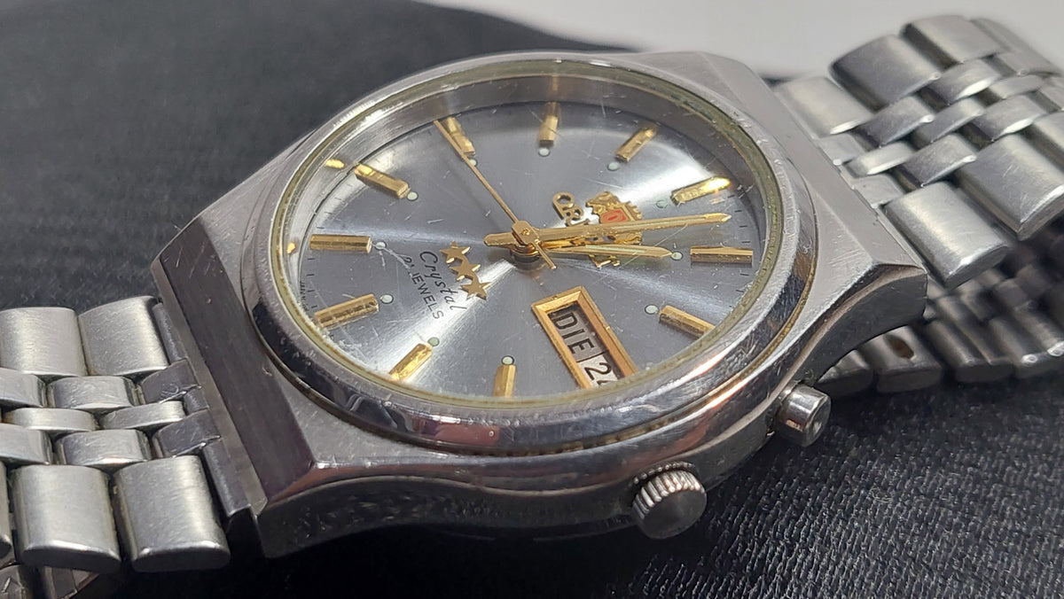 1980s Orient Japanese Automatic Watch, Vintage ORIENT Japanese Automatic Mechanical Watch, Good Condition.