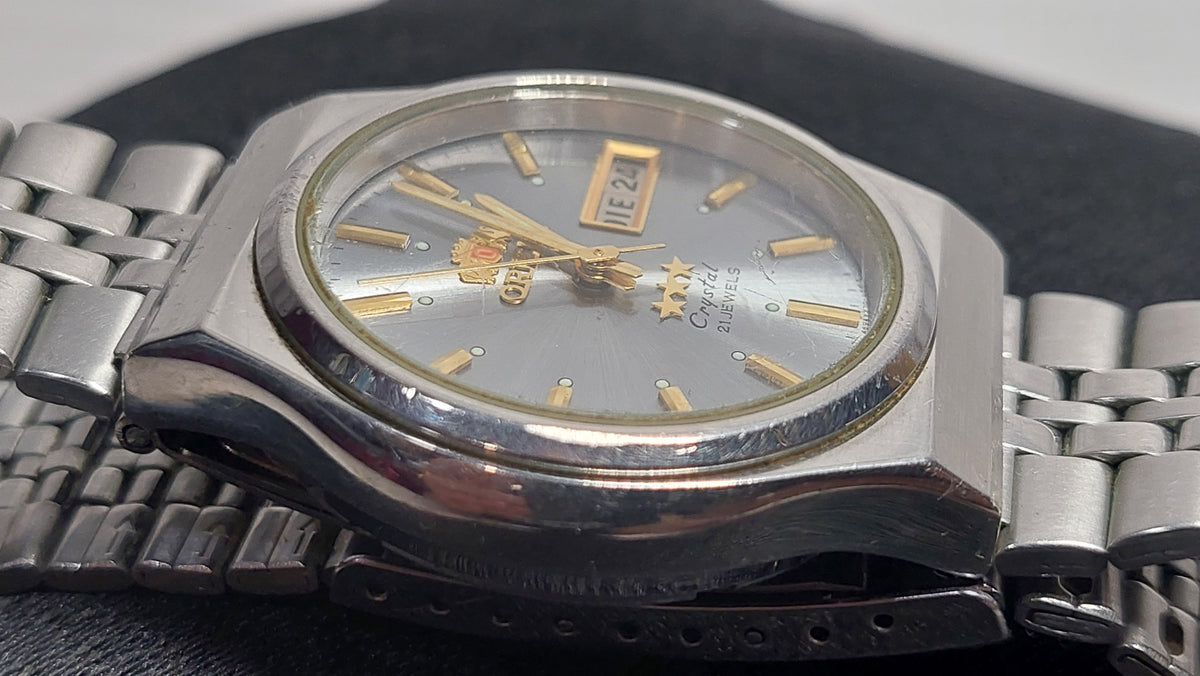 1980s Orient Japanese Automatic Watch, Vintage ORIENT Japanese Automatic Mechanical Watch, Good Condition.