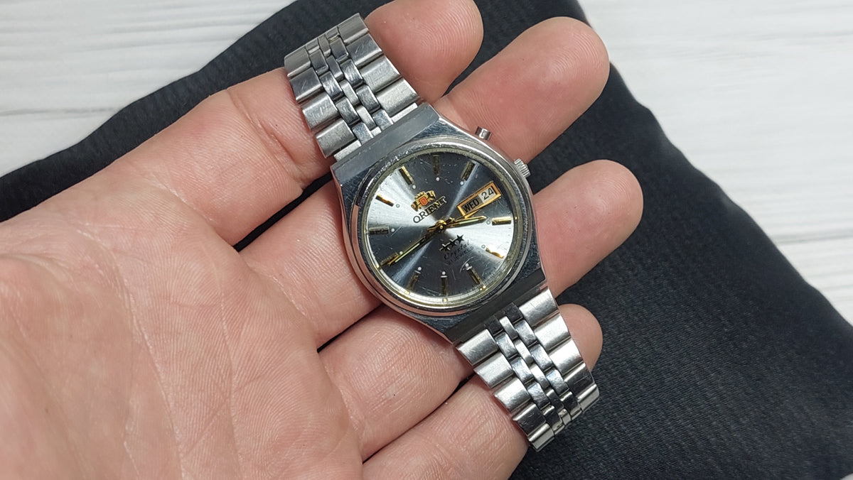 1980s Orient Japanese Automatic Watch, Vintage ORIENT Japanese Automatic Mechanical Watch, Good Condition.