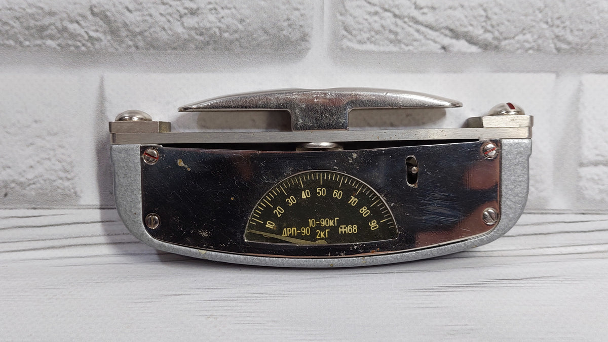 Rare Soviet Hand Dynamometer 90kg Soviet Hand Dynamometer Hand Dynamometers Handheld Strength Meter Handheld Strength Meter Arm Wrestling