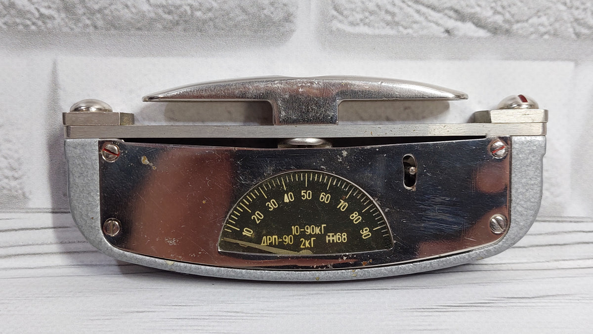 Rare Soviet Hand Dynamometer 90kg Soviet Hand Dynamometer Hand Dynamometers Handheld Strength Meter Handheld Strength Meter Arm Wrestling