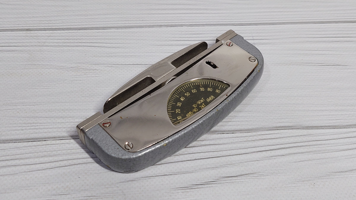 Rare Soviet Hand Dynamometer 90kg Soviet Hand Dynamometer Hand Dynamometers Handheld Strength Meter Handheld Strength Meter Arm Wrestling