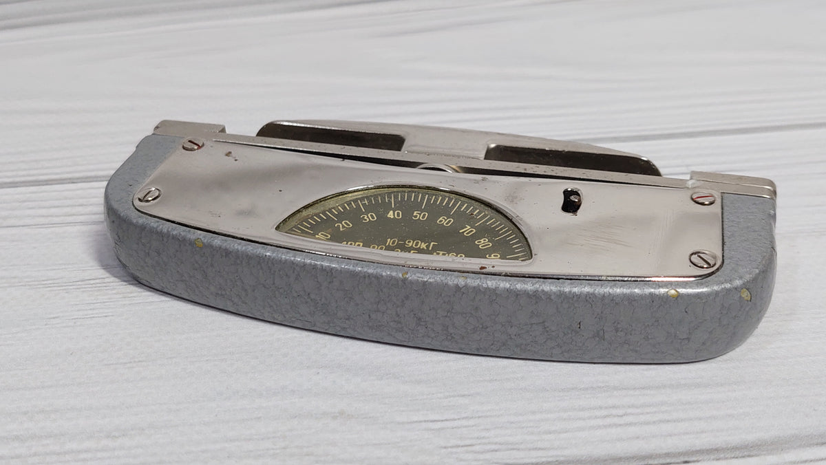 Rare Soviet Hand Dynamometer 90kg Soviet Hand Dynamometer Hand Dynamometers Handheld Strength Meter Handheld Strength Meter Arm Wrestling