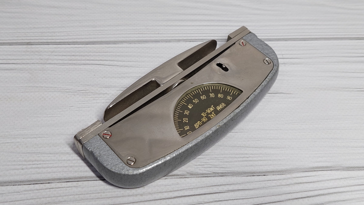 Rare Soviet Hand Dynamometer 90kg Soviet Hand Dynamometer Hand Dynamometers Handheld Strength Meter Handheld Strength Meter Arm Wrestling