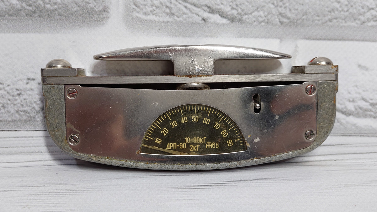 Rare Soviet Hand Dynamometer 90kg Soviet Hand Dynamometer Hand Dynamometers Handheld Strength Meter Handheld Strength Meter Arm Wrestling