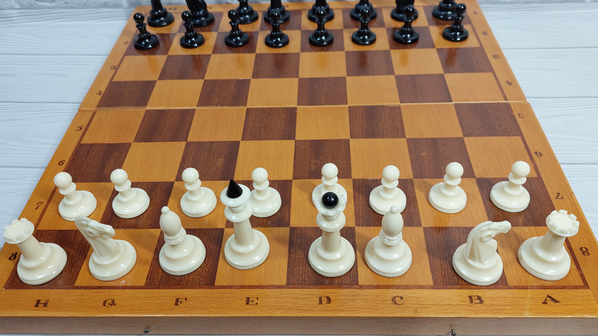 Made in the 1980s! Vintage Soviet plastic chess - USSR