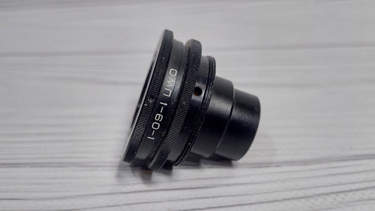 RARE Sharp OMP 1-60-1 60mm f/4.5 USSR Micro Macro 14.8x lens M39 BeLOMO