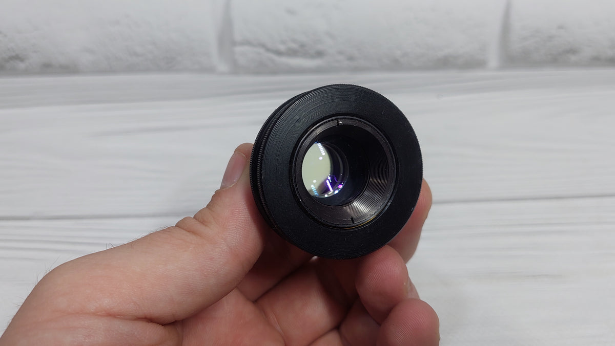 RARE Sharp OMP 1-60-1 60mm f/4.5 USSR Micro Macro 14.8x lens M39 BeLOMO