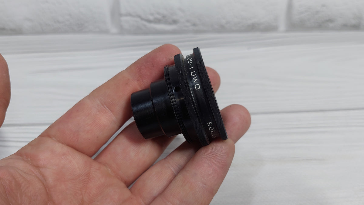 RARE Sharp OMP 1-60-1 60mm f/4.5 USSR Micro Macro 14.8x lens M39 BeLOMO
