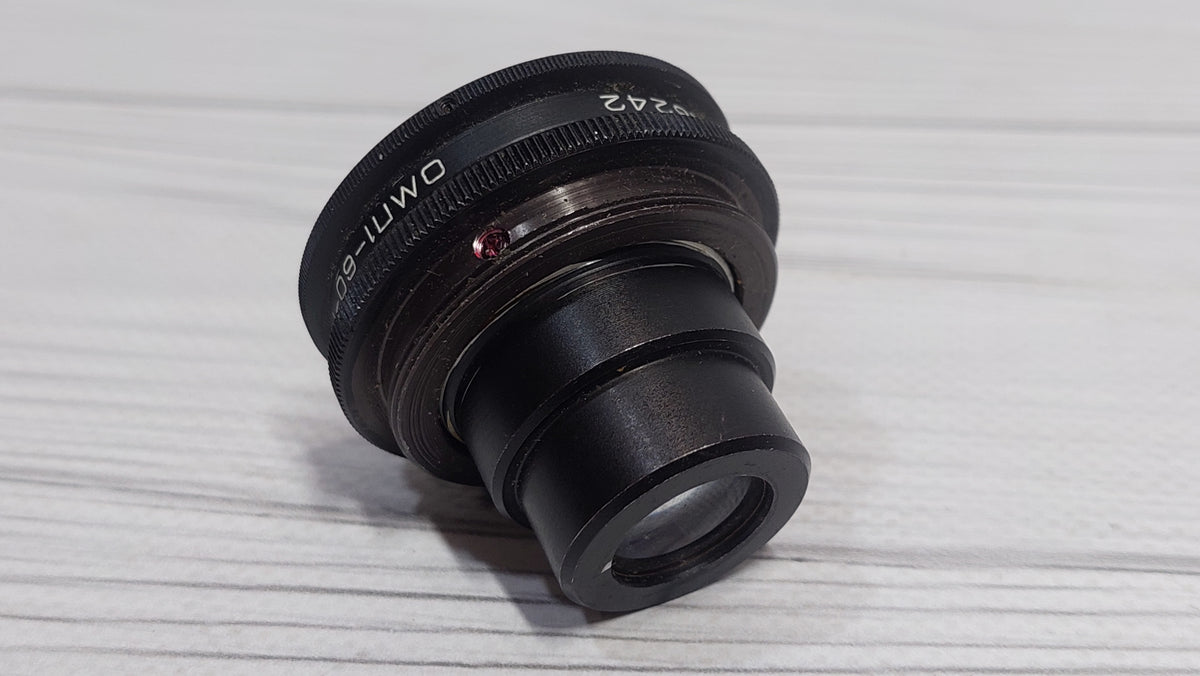 RARE Sharp OMP 1-60-1 60mm f/4.5 USSR Micro Macro 14.8x lens M39 BeLOMO