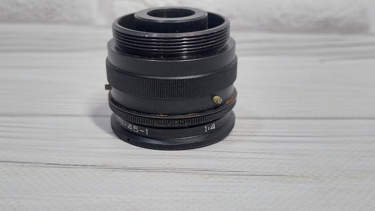 RARE Sharp OMP 1-45-1 45mm USSR Micro Macro lens 21x M39 BelOMO 35mm