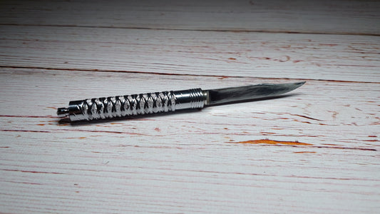 vintage "Barrel" knife, folding pocket knife, bottle opener, handmade knife.