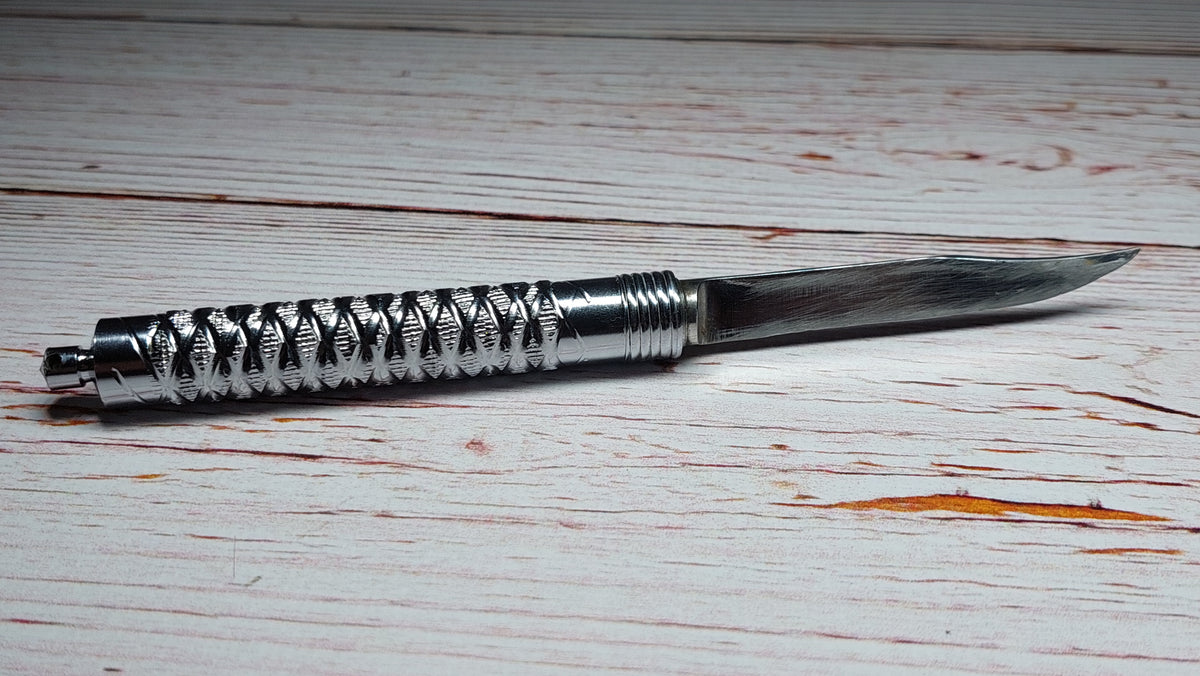 vintage "Barrel" knife, folding pocket knife, bottle opener, handmade knife.