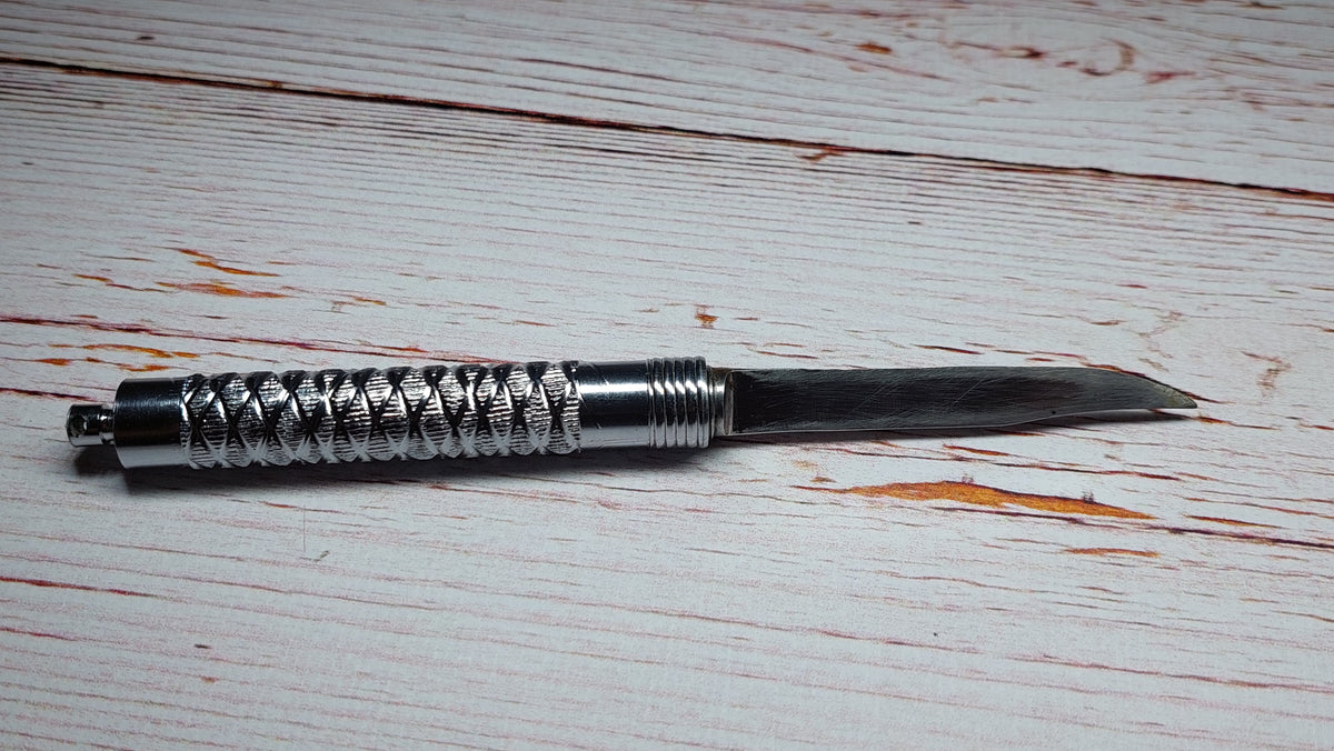 vintage "Barrel" knife, folding pocket knife, bottle opener, handmade knife.