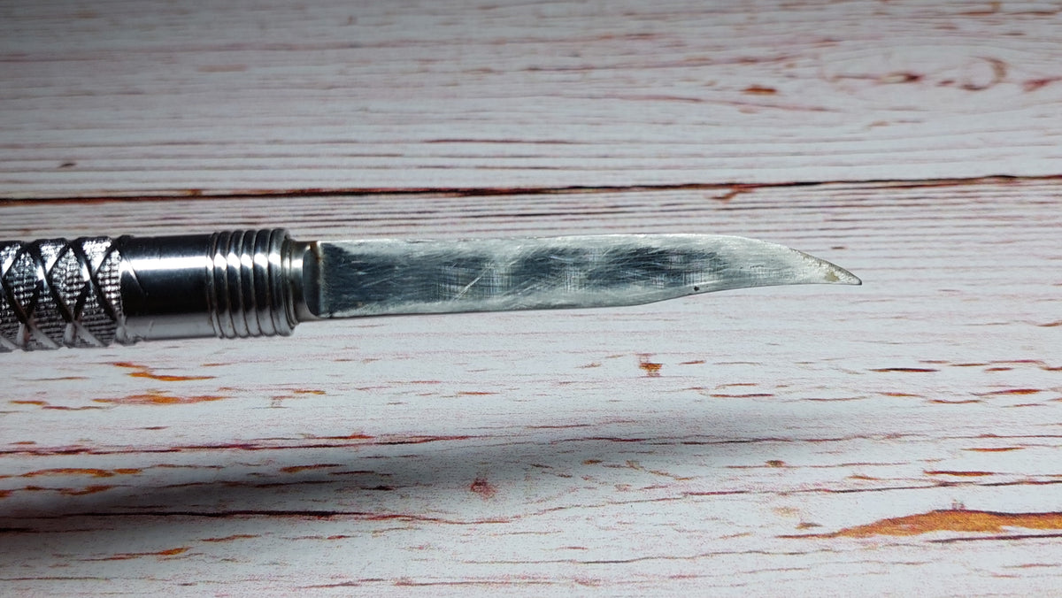 vintage "Barrel" knife, folding pocket knife, bottle opener, handmade knife.