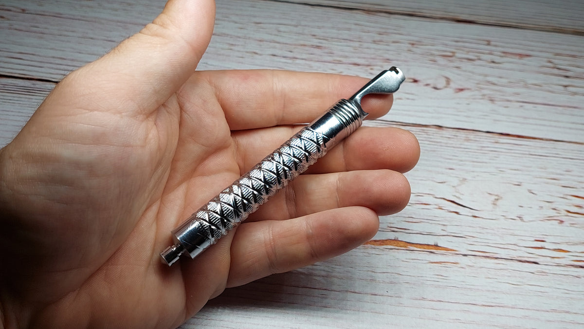 vintage "Barrel" knife, folding pocket knife, bottle opener, handmade knife.