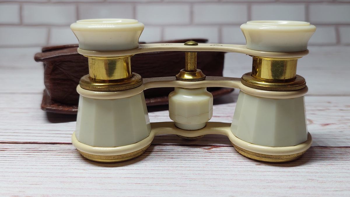 theater binoculars , - Antique opera binoculars - Pocket binoculars in a  case