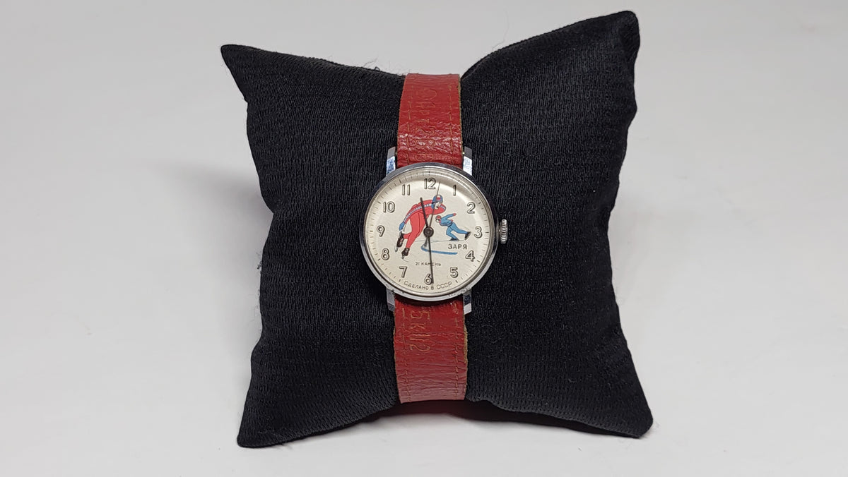 Soviet vintage children's watches Mechanical watches ZARYA skaters Mechanical watches of the USSR.