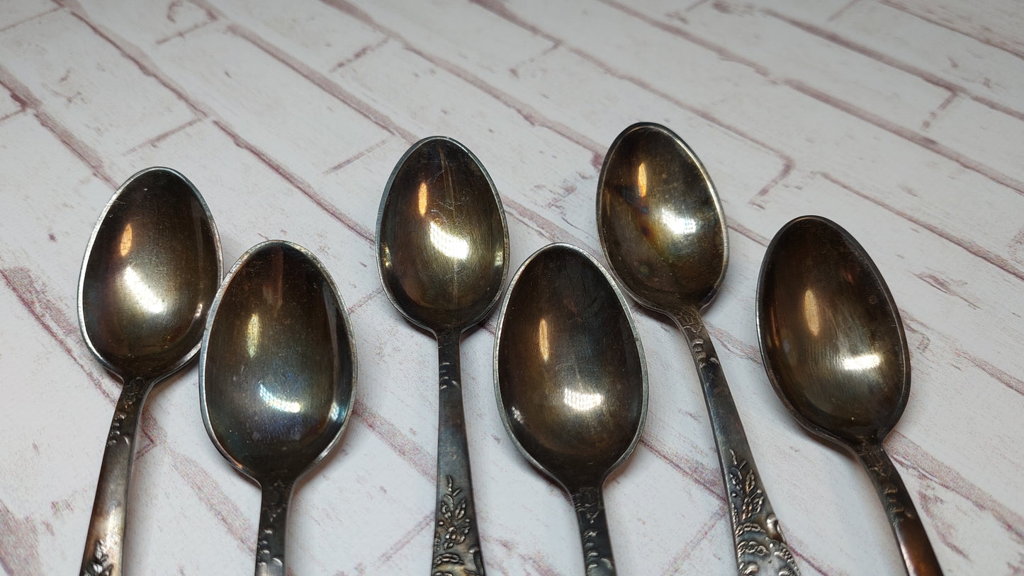 Silver plated teaspoons ZiSh, 1970s, new.