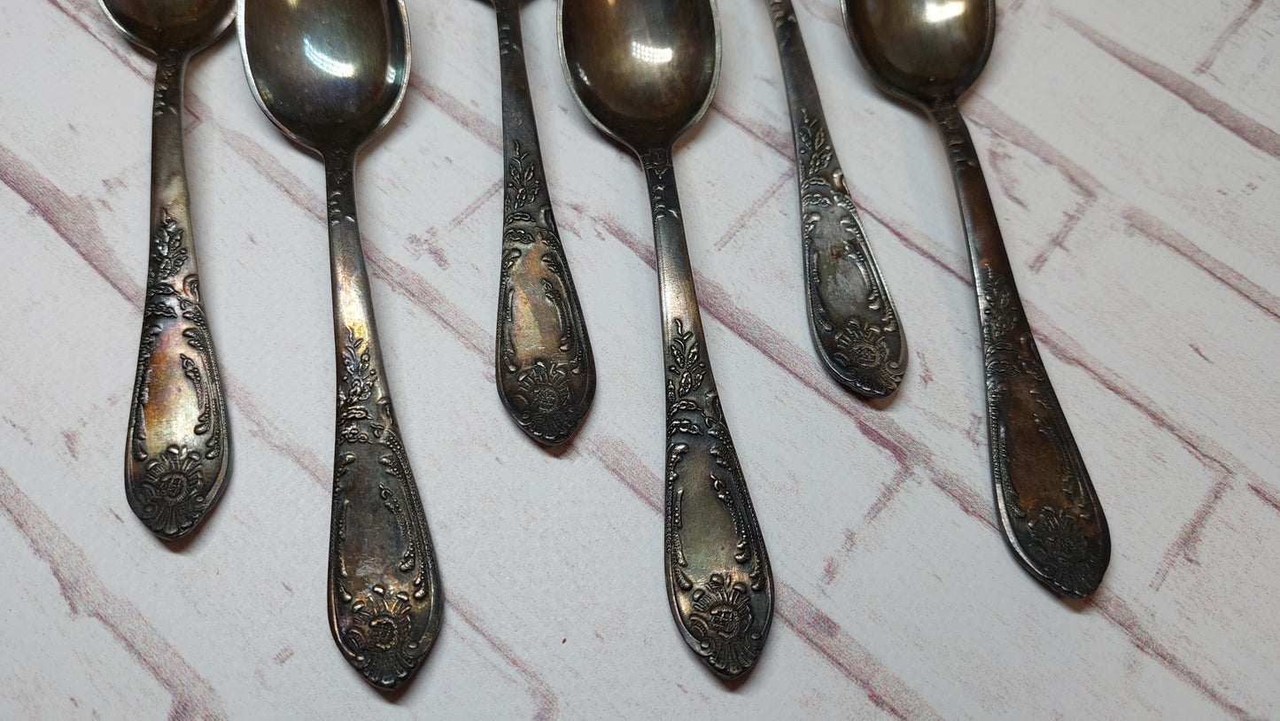 Silver plated teaspoons ZiSh, 1970s, new.